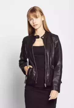Кожаная куртка JCC "31024045", черный