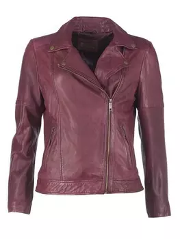 Кожаная куртка JCC 447, цвет oxblood