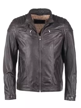 Кожаная куртка JCC 51167, коричневый