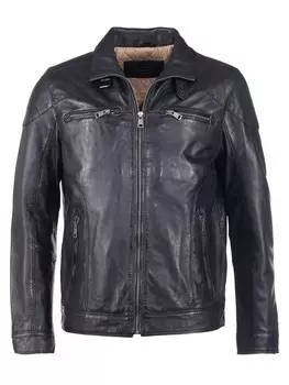 Кожаная куртка JCC 51195, черный