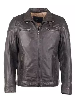 Кожаная куртка JCC 51195, коричневый