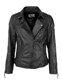 Кожаная куртка JCC 8533, черный