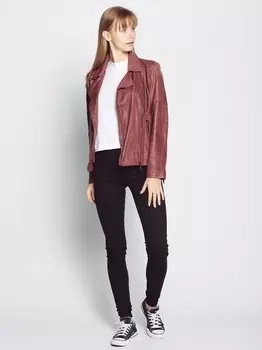 Кожаная куртка Jcc, бордовый