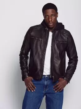 Кожаная куртка Jcc, черный