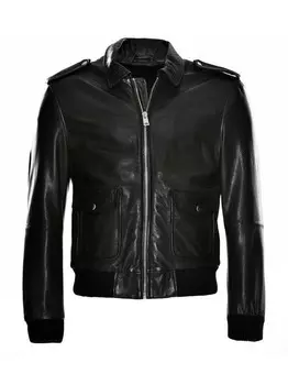 Кожаная куртка Jcc, черный