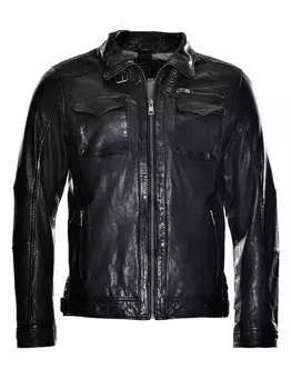 Кожаная куртка Jcc, черный
