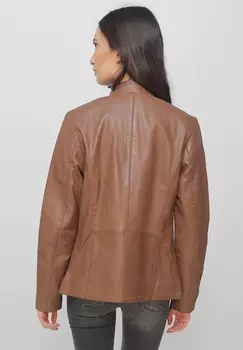 Кожаная куртка JCC, цвет Cognac