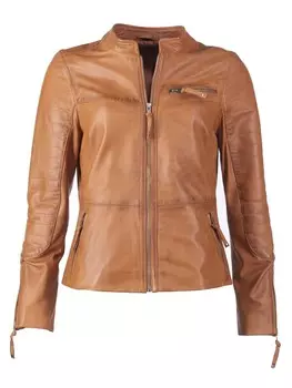 Кожаная куртка JCC DI 002, коричневый