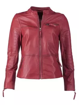 Кожаная куртка JCC DI 002, красный