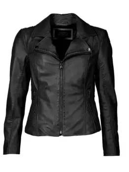 Кожаная куртка JCC Erijona, черный
