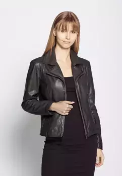 Кожаная куртка JCC "Эриджона", серый