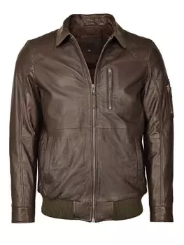 Кожаная куртка JCC Lederblouson 31018159, коричневый