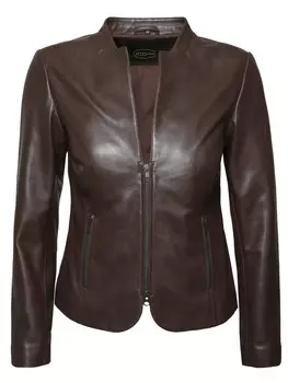 Кожаная куртка JCC Lida, коричневый