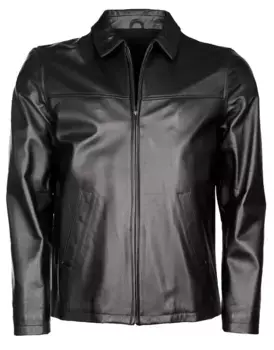Кожаная куртка JCC "Лука", черный