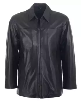 Кожаная куртка JCC "Сарос", черный