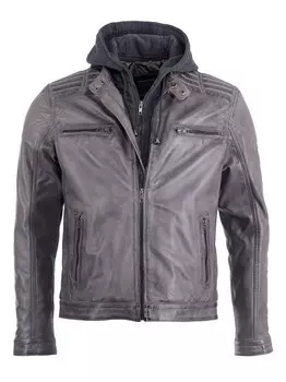 Кожаная куртка Jcc, серый