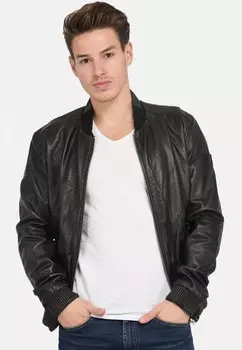 Кожаная куртка JEFFREY Kaporal, черный