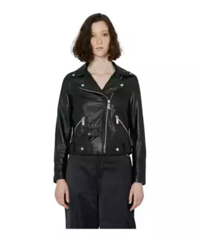 Кожаная куртка John Richmond, черный