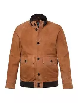 Кожаная куртка JP1880, цвет tabakbraun