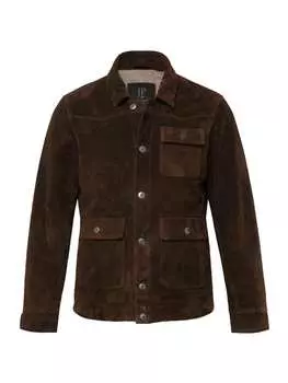 Кожаная куртка JP1880, темно-коричневый