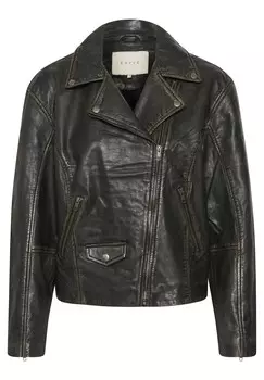 Кожаная куртка KAJANE Kaffe, черный