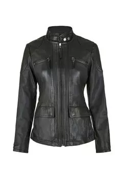 Кожаная куртка Канди 7eleven, черный