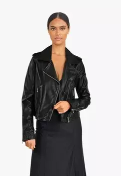 Кожаная куртка Kitty Oakwood, черный