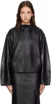 Кожаная куртка-кокон St. Agni