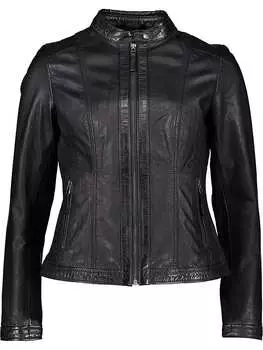 Кожаная куртка KRISS, черный