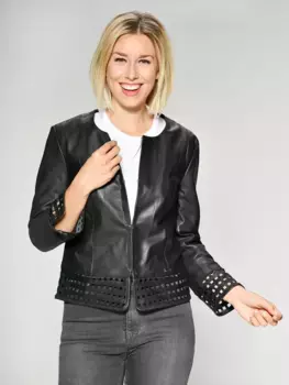 Кожаная куртка Лабиринт "Дорадо" Maze, черный