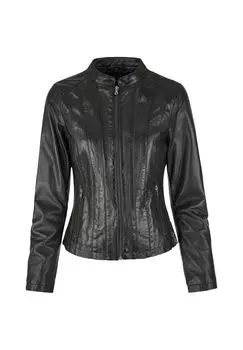Кожаная куртка Латина 7eleven, черный