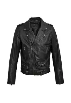 Кожаная куртка Le Temps Des Cerises, черный