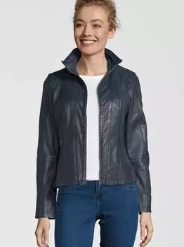 Кожаная куртка леа 7 Eleven, синий