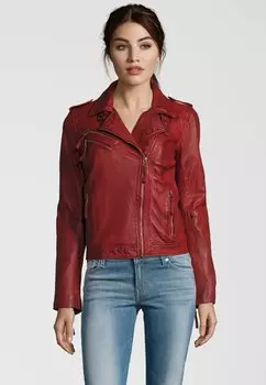 Кожаная куртка LEDERJACKE 7eleven, красный