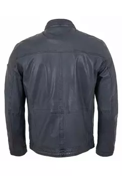 Кожаная куртка Lederjacken24, темно-синий