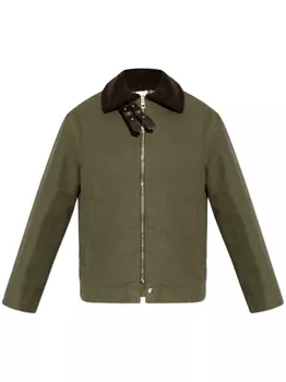 Кожаная куртка LOEWE, зеленый