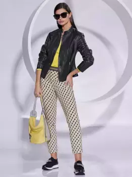 Кожаная куртка Mainpol, черный