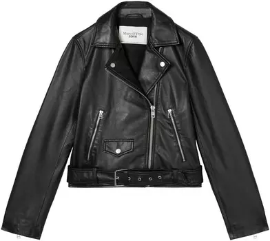 Кожаная куртка Marc O'Polo DENIM Between-Season Jacket, черный