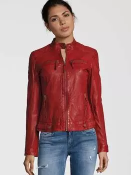 Кожаная куртка мэриан 7 Eleven, красный