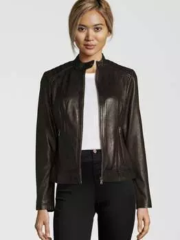 Кожаная куртка мэрилин 7 Eleven, коричневый