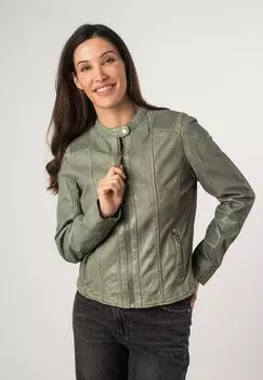 Кожаная куртка Mauritius, мятный