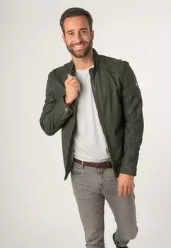 Кожаная куртка Mauritius, оливковый