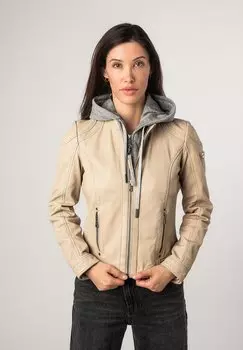 Кожаная куртка Mauritius, слоновая кость