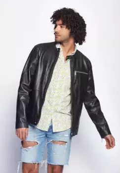 Кожаная куртка Maze "181Berwick", черный