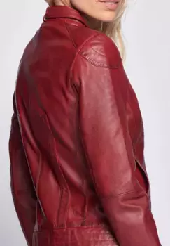 Кожаная куртка Maze "31Ryana", красный
