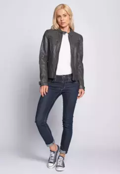 Кожаная куртка Maze "31Ryana", серый