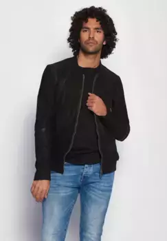 Кожаная куртка Maze "4201970", черный