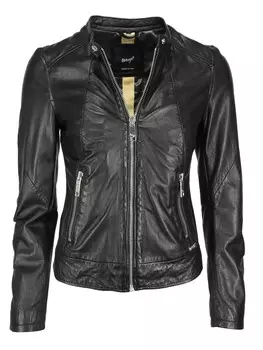 Кожаная куртка Maze 4201972, черный