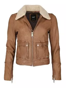 Кожаная куртка Maze 42020103, коричневый