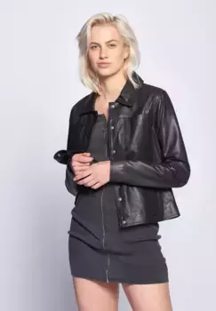 Кожаная куртка Maze "42020110", черный